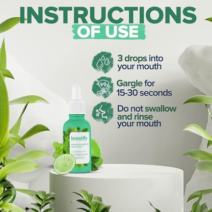 Breatify Drops Gotas Naturales Para Eliminar Mal Aliento